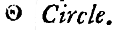 open circle with central dot