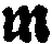 m